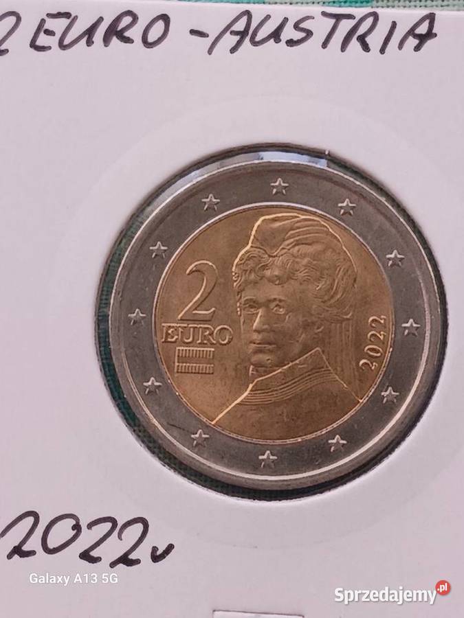 2 Euro Austria 2022 r wielkopolskie Konin