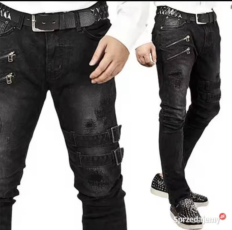 Spodnie jeansowe motocyklowe Racibórz