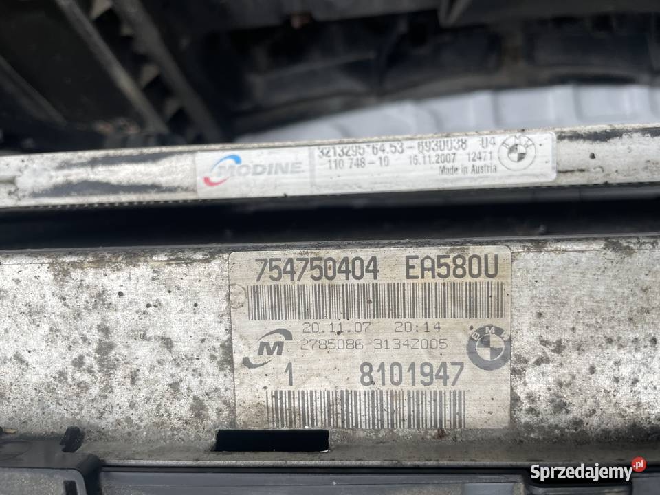 BMW 1 E81 E87 Pas przedni chłodnice 14153510 Szprotawa
