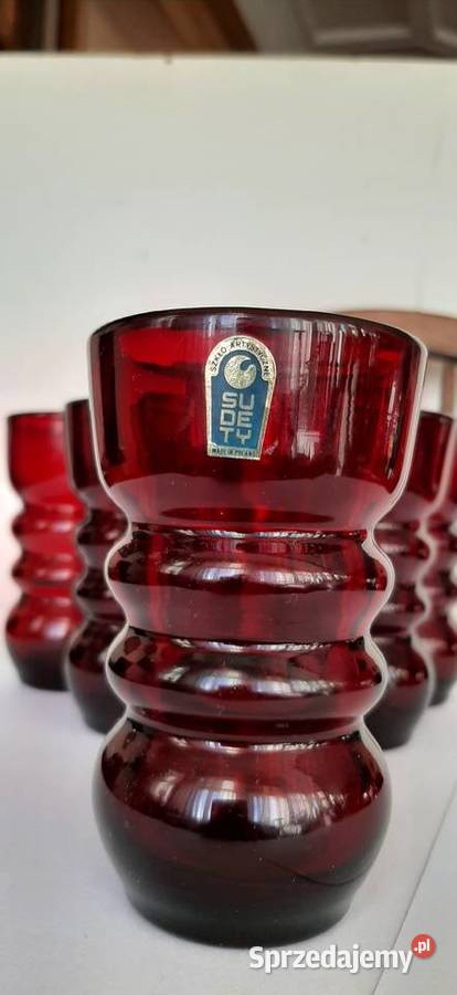 Kubki szkło kolorowe Porcelana i szkło Świdnica