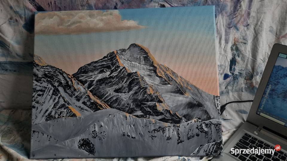 Tatry obraz na płótnie ręcznie malowany Krywań Jarosław