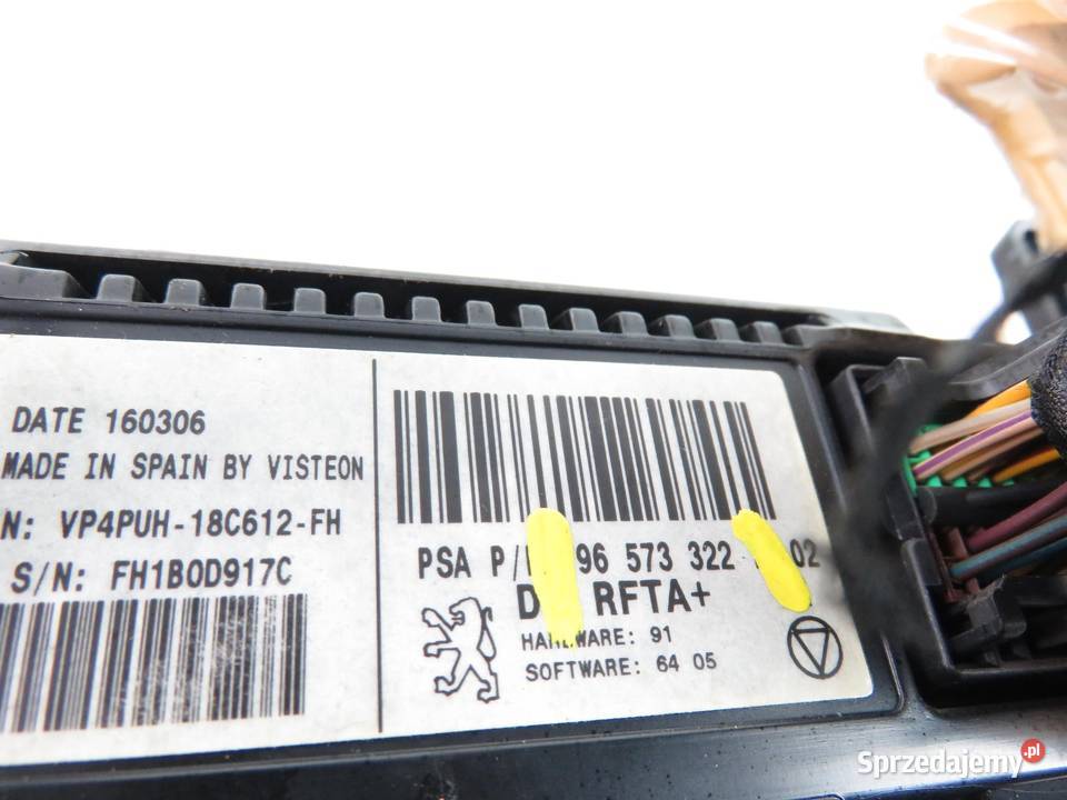 KLIMATRONIK PEUGEOT 407 6D 96573322 96512442XT małopolskie