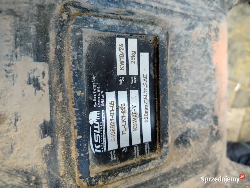 Łyżka minikoparki wąska wielkopolskie Leszno sprzedam