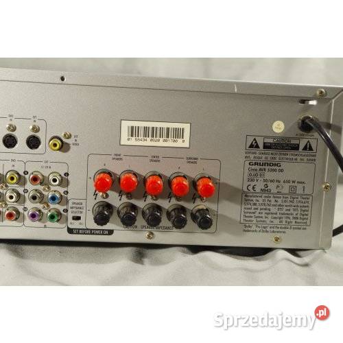 Grundig Cinio AVR 5200 DD amplituner 51 Dolby