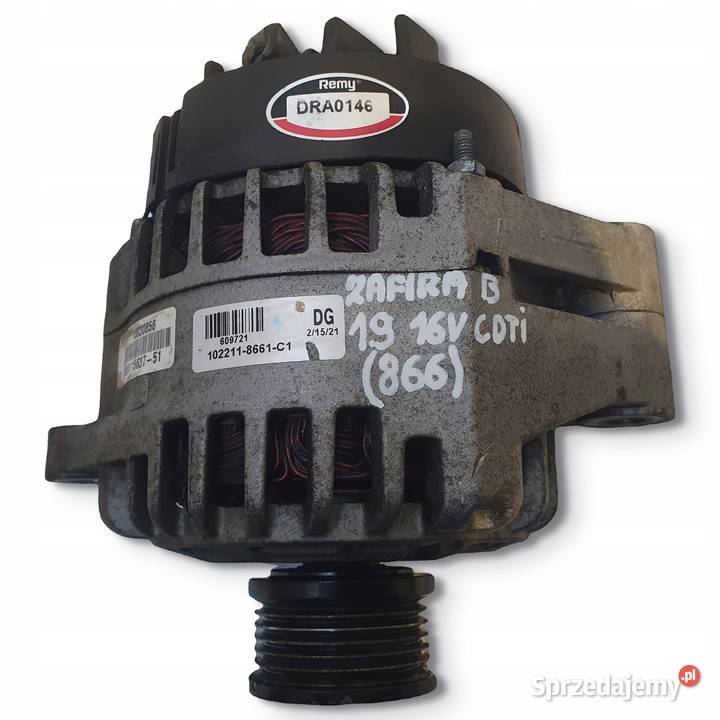 ALTERNATOR Opel Zafira B 19 CDTI 1022118661 3 lubelskie Chełm