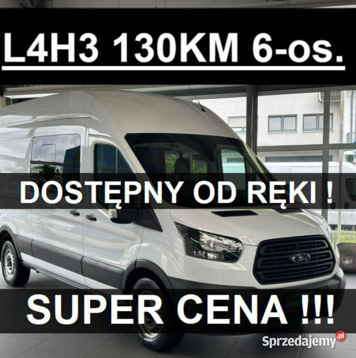 Ford Transit L4H3 130 Kamera Czujniki Duży Szczecinek