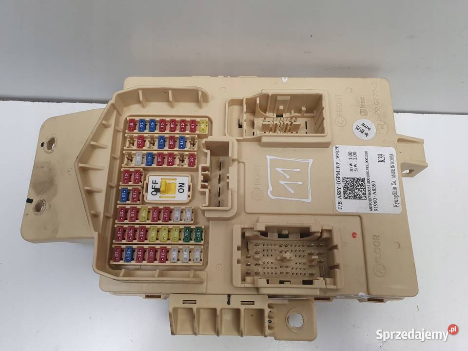 Kia Optima IV SKRZYNKA BEZPIECZNIKÓW Moduł lubelskie Rudka