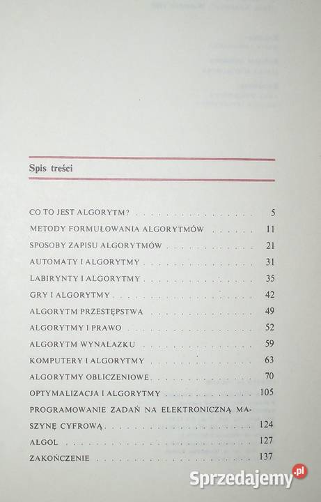 T Niewierowicz Świat algorytmów Warszawa