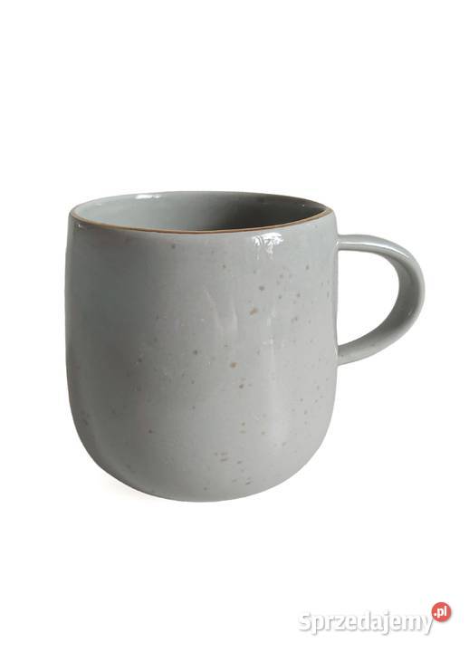 Ceramiczny kubek szary nakrapiany 450 ml NOWY szary Kraków