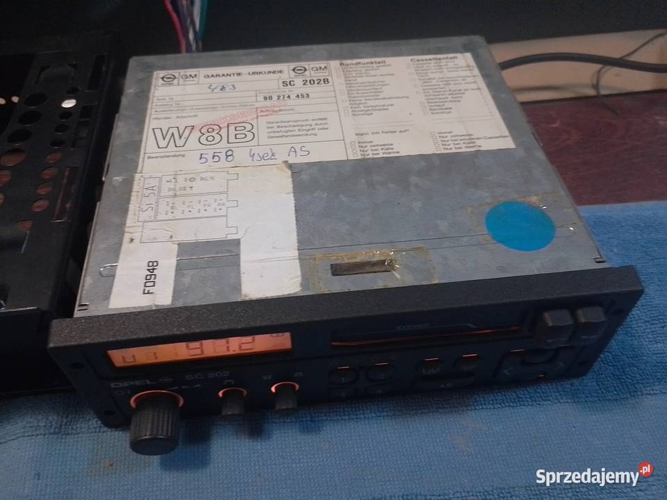 Radio Opel SC202 Elektronika wielkopolskie Wągrowiec