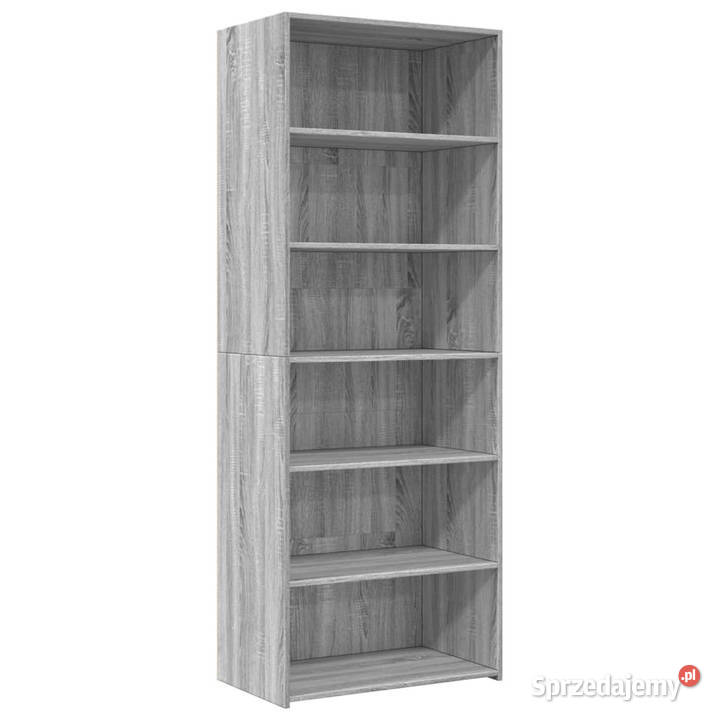 Witrynka szary dąb sonoma 70x41x185 materiał mazowieckie Warszawa