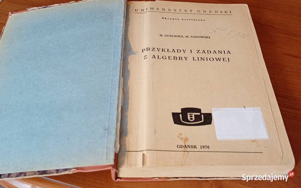 Przykłady i zadania z algebry liniowej H