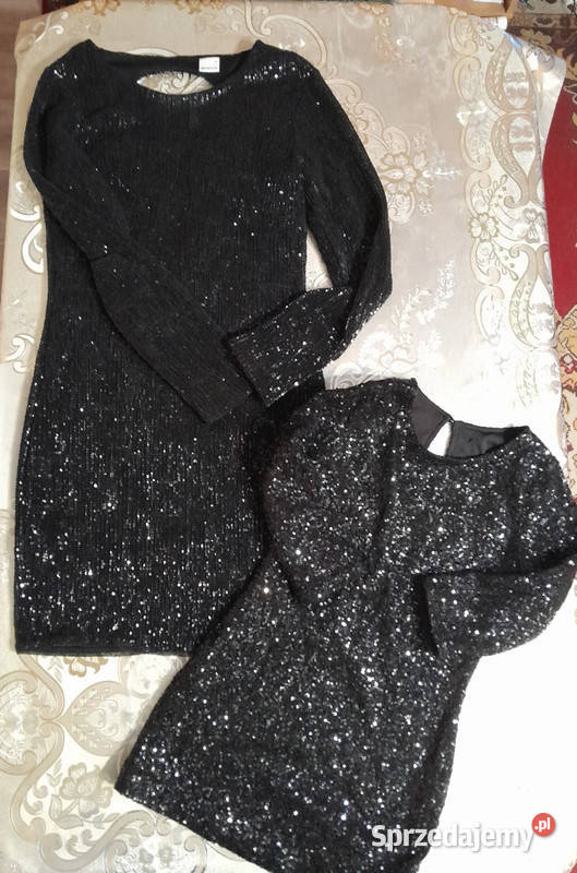 Cekinowa sukienka córka mama M i XsS sprzedam