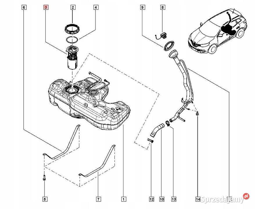 POMPA PALIWA PALIWOWA NISSAN QASHQAI J11 12