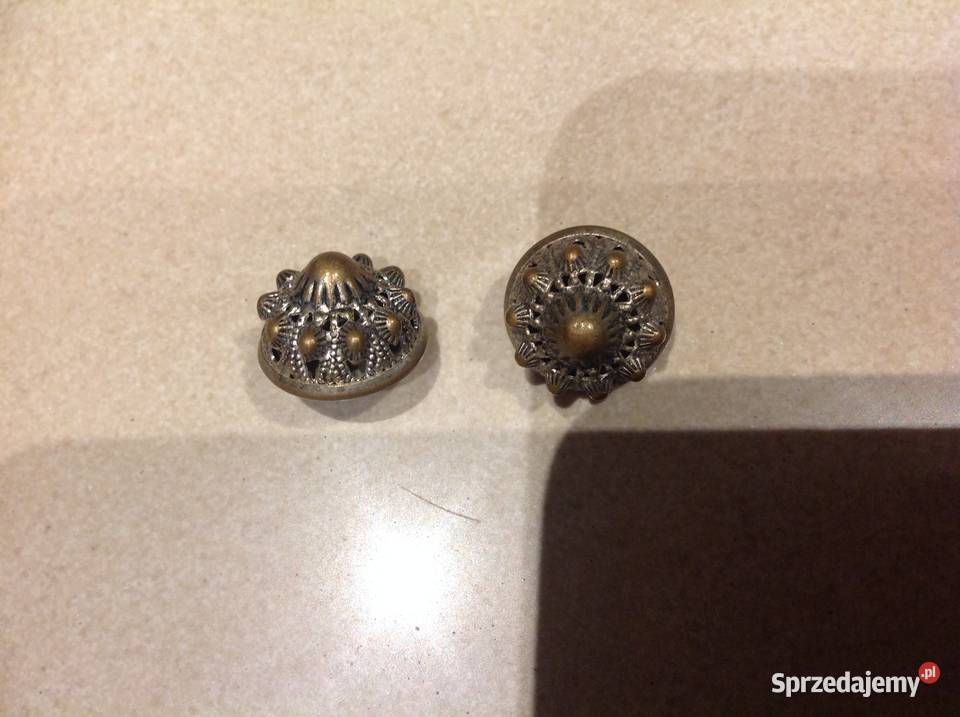 Stare Guziki Guzy Metalowe 2 sygnowane lubuskie Nowa Sól sprzedam