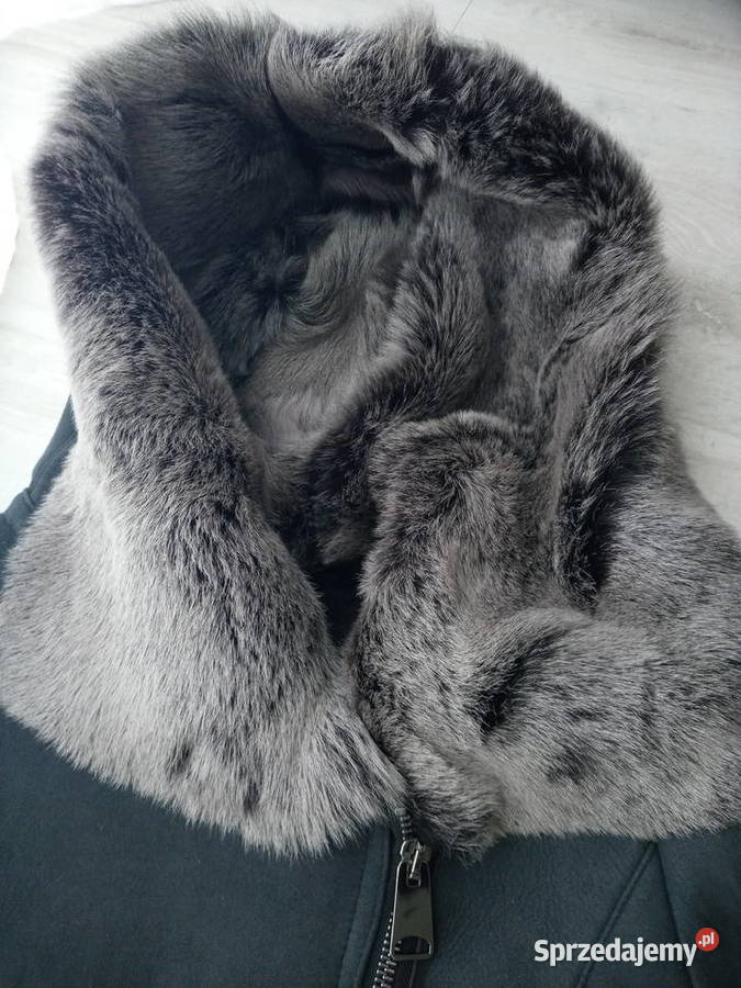 Kożuch naturalny nowy grafit pomorskie Gdańsk