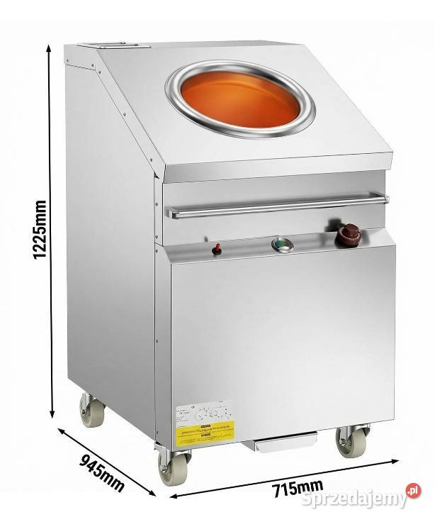 Piec tandoor gazowy 12kW 715x1225mm stal Gastronomia Mielno