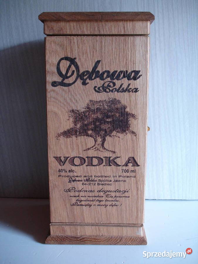 Skrzynka na butelkę DĘBOWA lubuskie Zielona Góra sprzedam