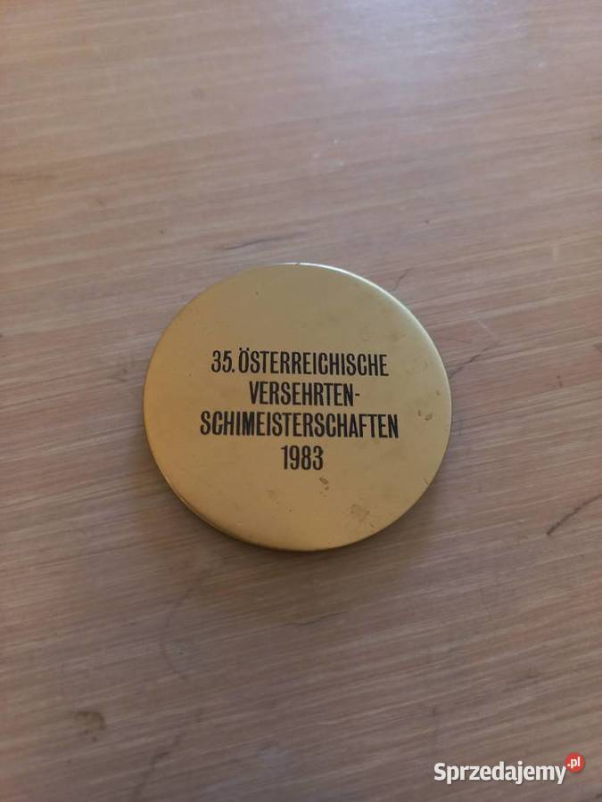 Emblemat 35 Mistrzostw Austrii niepełnosprawnych Numizmatyka Piastów