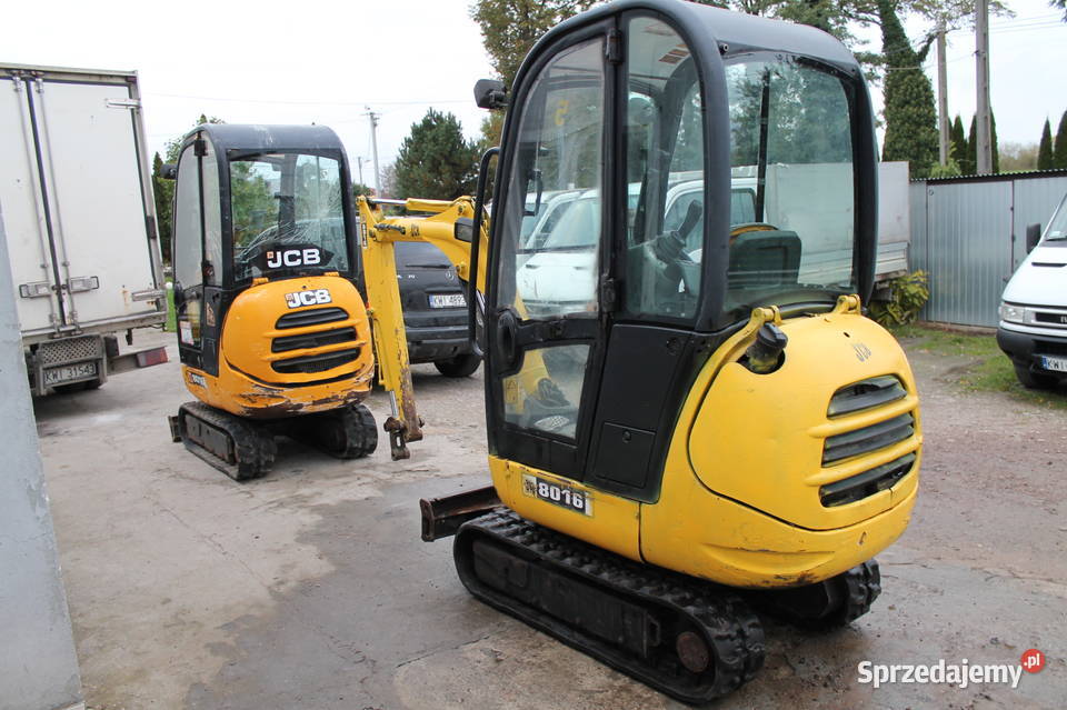 Minikoparka JCB 8016 2006 Koparki małopolskie Wieliczka sprzedam