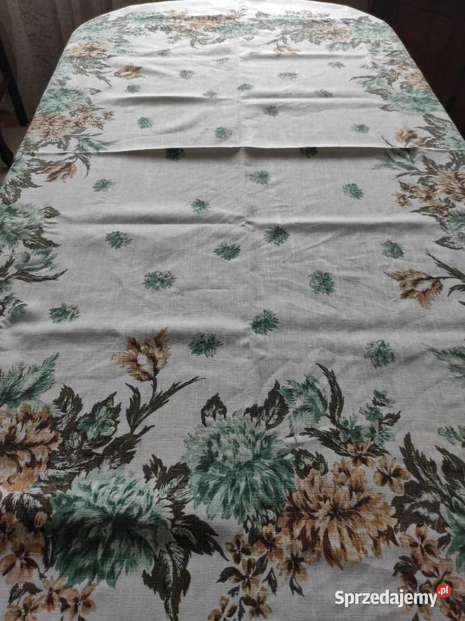 Obrus lniany duży 100 len 175x130 Dom i Ogród Białystok