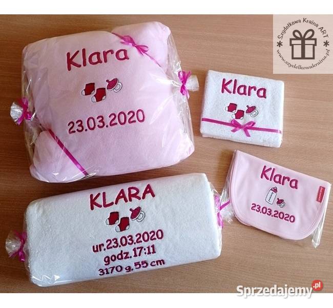 Śliniak z HAFTEM imieniem dziecka PREZENT na Toruń