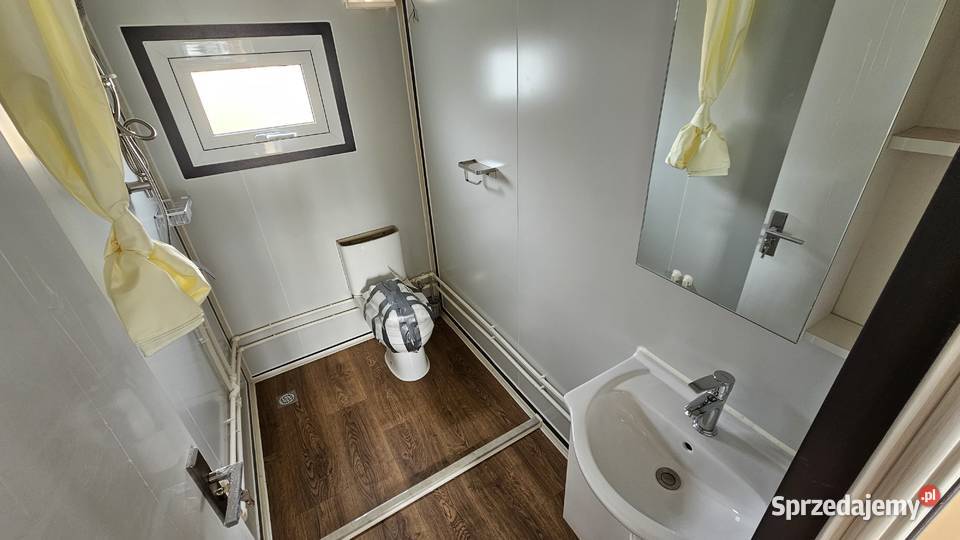 Domek kontenerowy 36 m2 letniskowy WC prysznic Sochaczew