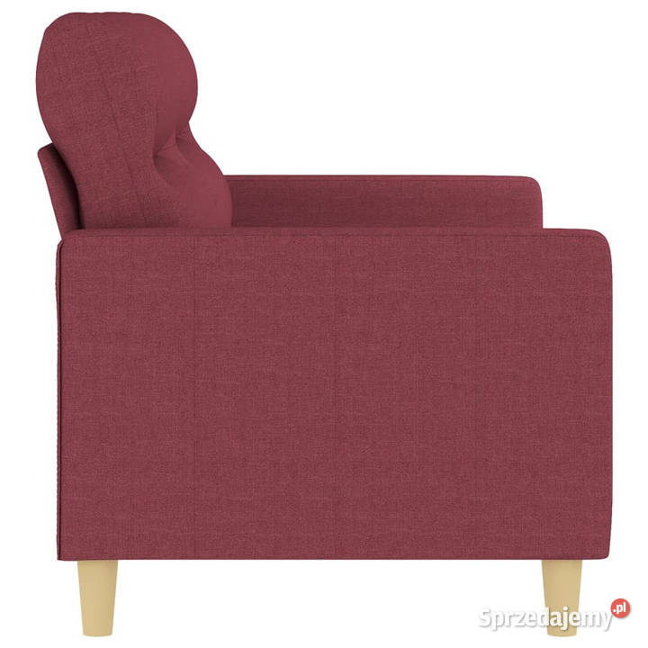 Sofa 2osobowa winna czerwień 140 tapicerowana Warszawa