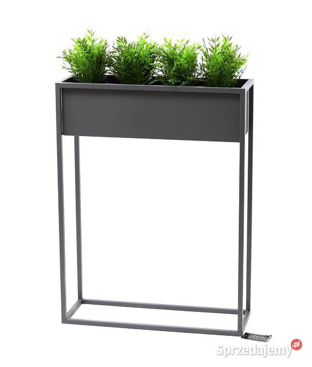 Kwietnik Metalowy Stojak Donica 80x60 skrzynka Sobienie-Jeziory