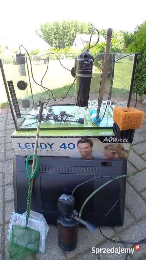 Akwarium 25 l z wyposażeniem lubuskie Lubniewice