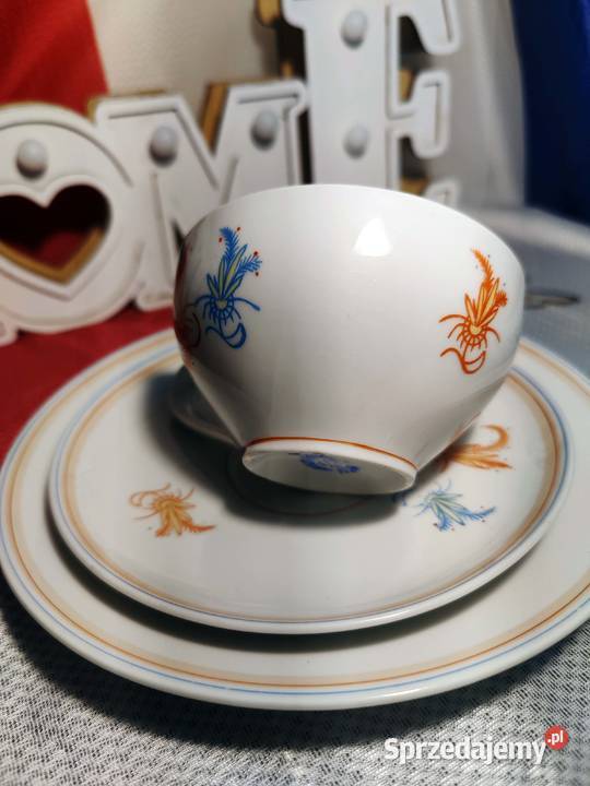 Zestaw kawowy KPE porcelana vintage Wrocław
