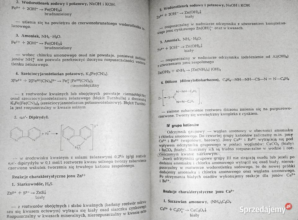 Ćwiczenia z chemii ogólnej i fizjologicznej Pozostałe Chełm sprzedam