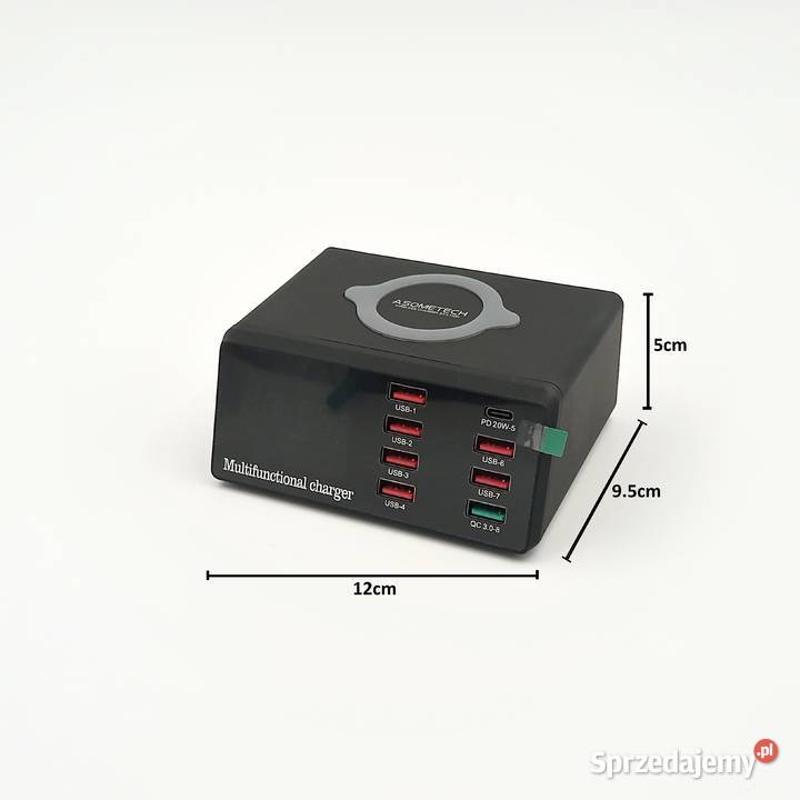 Ładowarka USB C 100W stacjia ASOMTECH Pozostałe Zawiercie