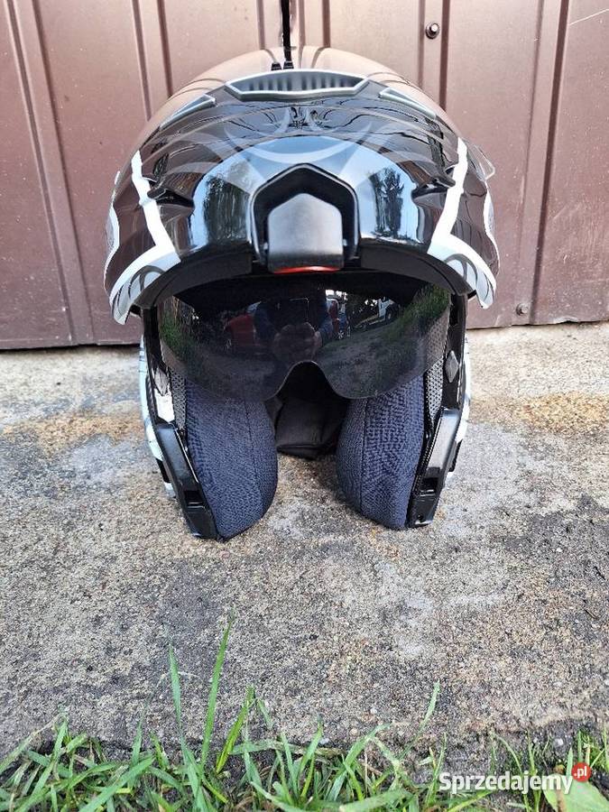 Kask motocyklowy szczękowy Nitro Racing F348 łódzkie Wola Raciborowska sprzedam