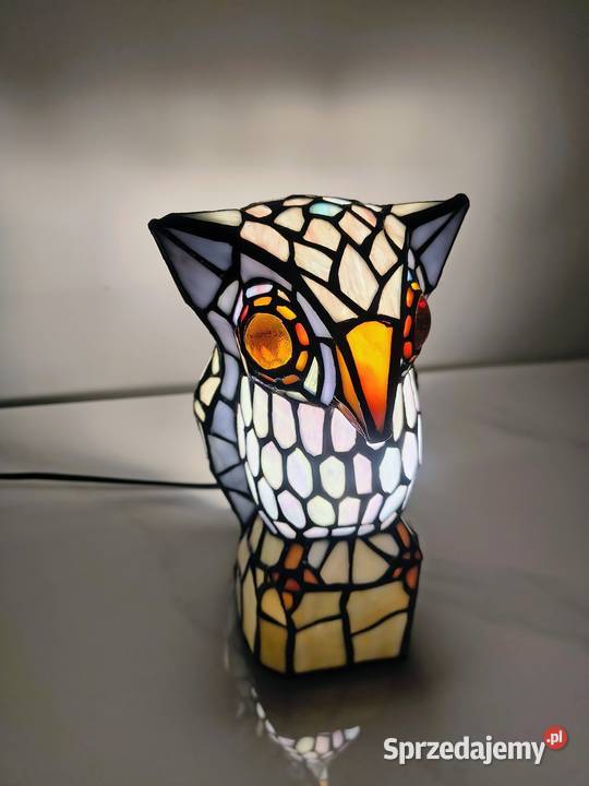 Tiffany lampa witrażowa stołowa nocna biurowa Zaręba sprzedam