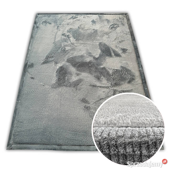 GRUBY DYWAN PUFFY SOFT 140X200 SZARY MATERAC 1.4m Białystok