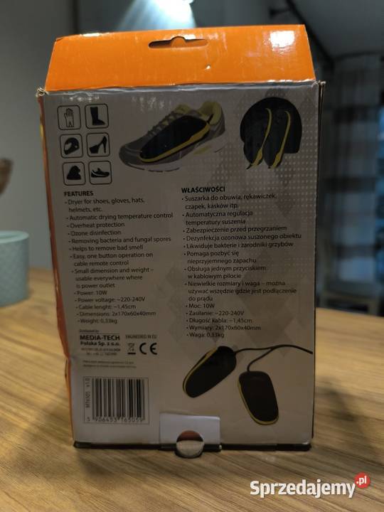 suszarka do obuwia MediaTech MT6505 Boots Ozone