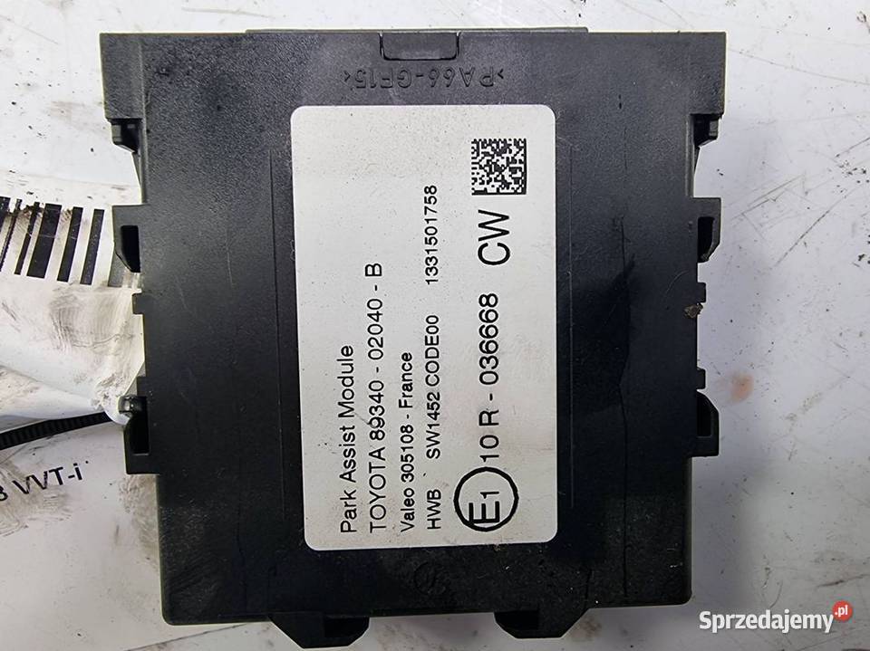 MODUŁ TOYOTA AURIS II 8934002040 PDC kujawsko-pomorskie Lipno sprzedam
