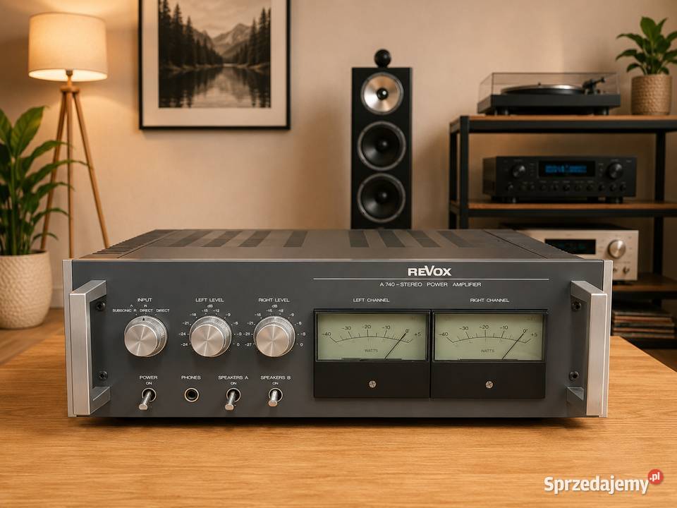 Końcówka mocy wzmacniacz REVOX A740 UNIKAT Bielsko-Biała