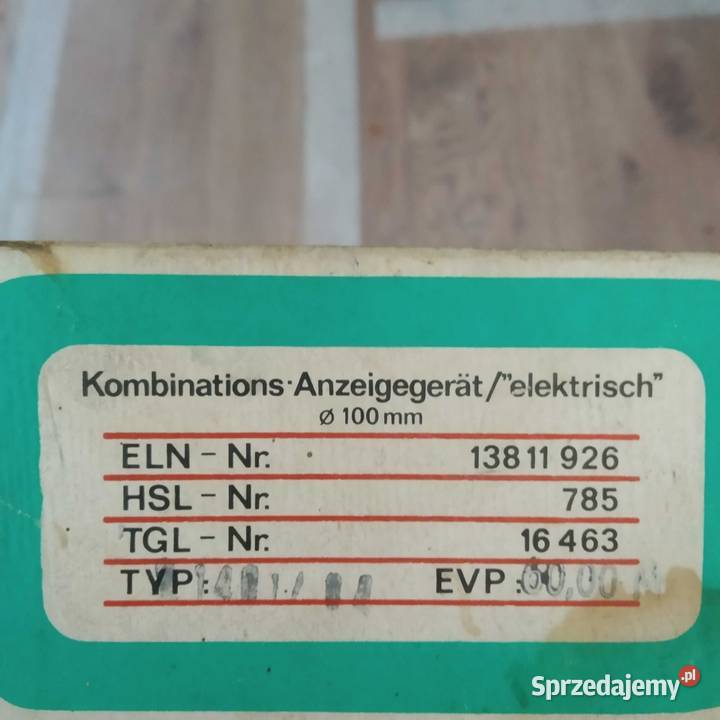 Wskaźnik poziomu paliwa i temperatury cieczy Liczniki i zegary Więcbork