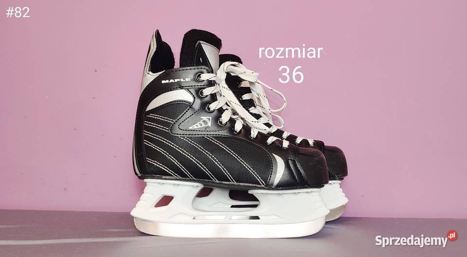 Łyżwy hokejowe Maple dzieci rozmiar 36 wkładka Jasień sprzedam