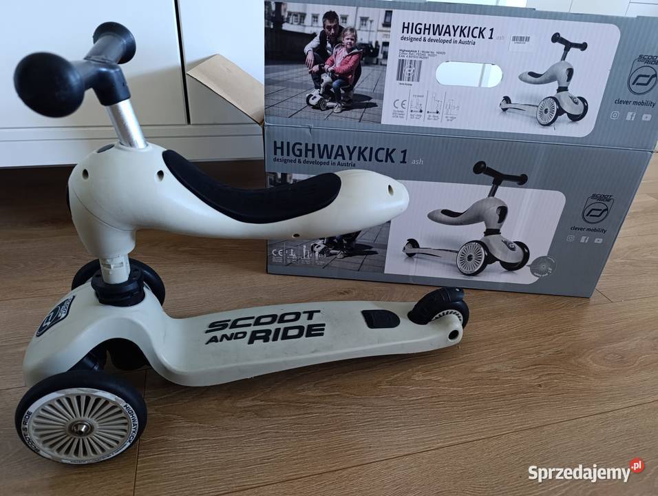 Hulajnoga trójkołowa dziecięca Scoot Ride Bełchatów