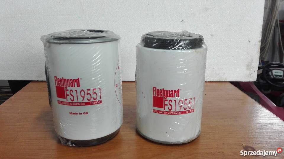 Filtr paliwa separator Fleetguard FS19551 Części do maszyn budowlanych Wróblik Królewski