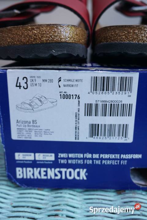 Birkenstock Arizona BS Pull Up Bordeaux 43 Nowe podkarpackie Stalowa Wola