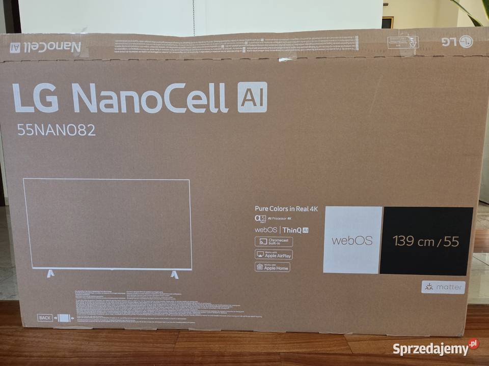 2026 Telewizor NOWY LG NanoCell 55 4K UHD stan 55cale mazowieckie Warszawa
