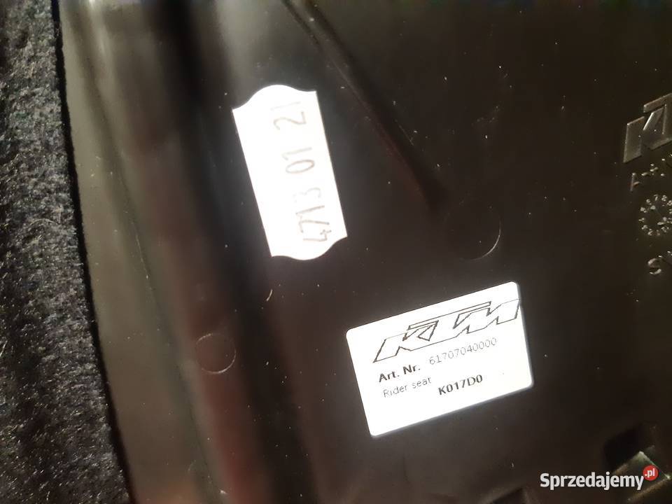 Kanapa do motoru KTM Pozostałe Nowe Skalmierzyce