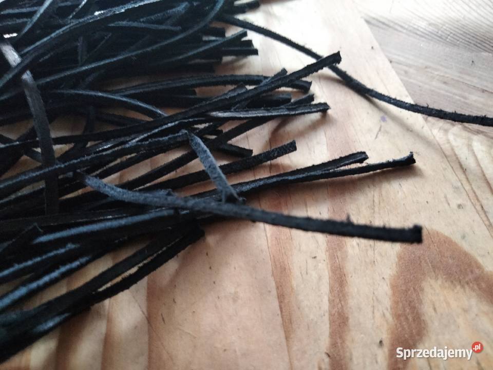 Rzemyk cienki długość 90 kolor czarny Ostrów Wielkopolski