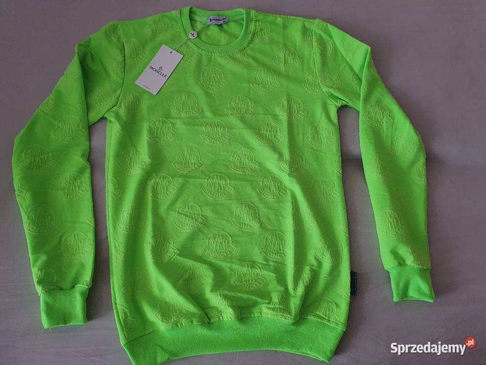 NOWA bluza Moncler bluzka puękna neon unisex Gdynia