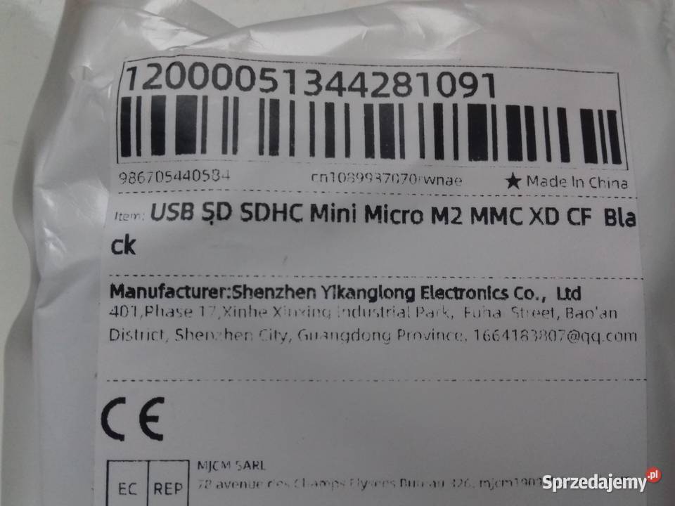 Czytnik kart 6w1 microSD MMC SD XD CF MS Duo M2 Akcesoria Bydgoszcz