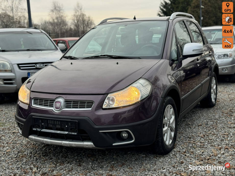 Fiat Sedici 16 120 i navi klima 4x4 przyciemniane szyby Łodygowice sprzedam